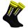 SNEAKFREAXX BIG STRIPE Socken Schwarz-Gelb