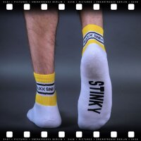 SNEAKFREAXX Niedrige Socken STINKY SOXX SHORT Weiß One Size