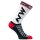 NEW Mens Outdoor Sport Socks Weiß/Rot/Schwarz