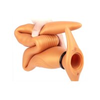 TheAssGasm Aufblasbarer langer Dildo Aal M Ø bis 4,5 cm / Länge 37 cm