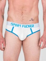 SPORT FUCKER Hooker Open Brief Weiß / Blau