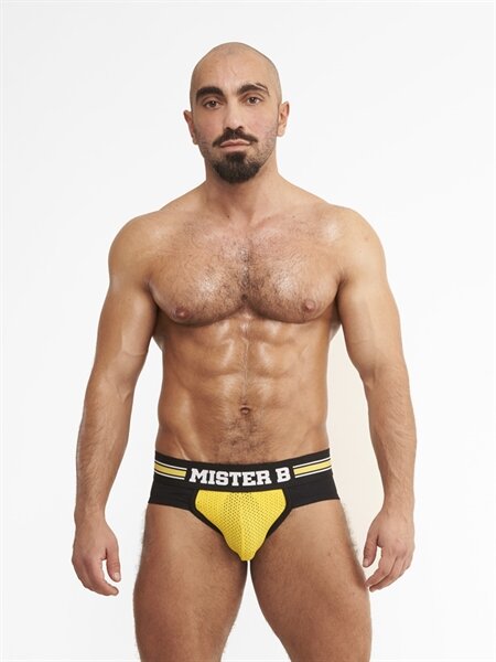 Mister B URBAN Antwerp Jock Brief Yellow Größe S