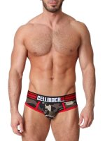 CELLBLOCK 13 Commando Slingback Jockstrap - Camouflage / Red