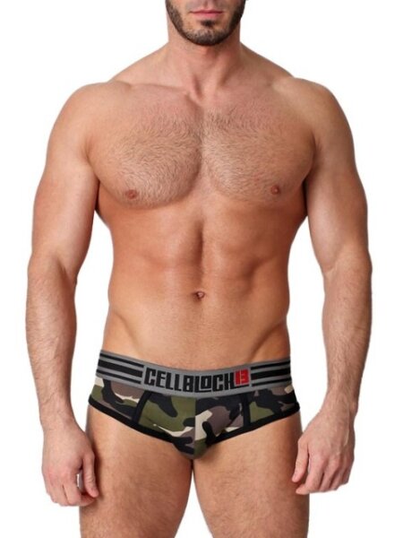 CELLBLOCK 13 Commando Slingback Jockstrap - Camouflage / Black