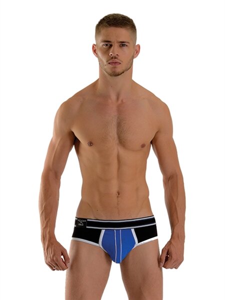 Mister B URBAN Bronx Brief Blue Black Größe S