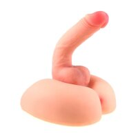 GENERIQUE Realistischer Masturbator CockAss Penis  Ø 16 x 4.3 cm