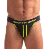 SPORT FUCKER Jersey Jock Black / Green Größe S