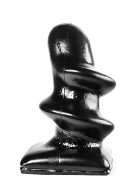 Dark Crystal "Michal" Butt Plug Black Ø bis 4,7 cm / Länge 14 cm