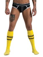 Mister B URBAN Football Socks with Pocket Yellow