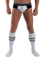 Mister B URBAN Football Socks with Pocket White