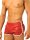 Fist Leather Shorts • Red - White