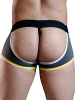 GBGB Mason Boxer Thong Underwear Charcoal/Yellow