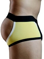 GBGB Mason Boxer Thong Underwear Yellow/Black