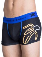 Skull & Bones Banana Trunk Underwear Black/Neon Blue