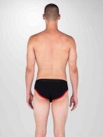 SPORT FUCKER Shortstop Brief - Schwarz / Rot