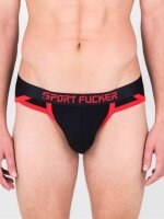 SPORT FUCKER Shortstop Brief - Schwarz / Rot