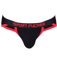 SPORT FUCKER Shortstop Brief - Schwarz / Rot