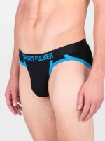 SPORT FUCKER Shortstop Brief - Schwarz / Blau