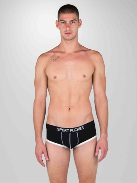 SPORT FUCKER Endurance Brief - Schwarz / Weiß