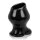 OXBALLS Tunnel Plug [SIL] Pig-Hole FF Hollow Plug - Black