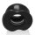 OXBALLS Tunnel Plug [SIL] Pig-Hole FF Hollow Plug - Black