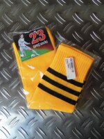 Fußball Socken Gelb-Schwarz one Size