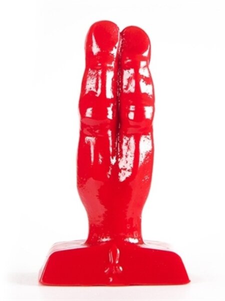 Zizi Two Finger - Red [ZZT17R] Ø 2 - 3,5 cm x 12 cm.