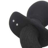 TITUS Silicone Vibrating Puppy Tail - Small /  Ø 4 cm x 8,12 cm.