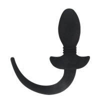 TITUS Silicone Vibrating Puppy Tail - Large  /  Ø 5,3 cm x 12,5 cm.