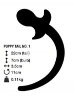 M & K Puppy Tail No. 1 / Ø 3,5 cm x 7 plus 22 cm Schwanz