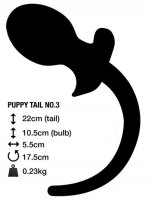 M & K Puppy Tail No. 3 / Ø 5,5 cm x 10,5 plus...