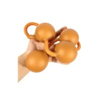 AnalmasterBalls Analkugeln aus Silikon Ass Orange / Ø 5,5 x 50 cm