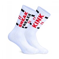 SNEAKFREAXX Weiße Socken Kink Play