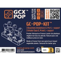 GCX-POP 3er-Set Inhalationsstöpsel GC-POP™ S/M/L + Halterung