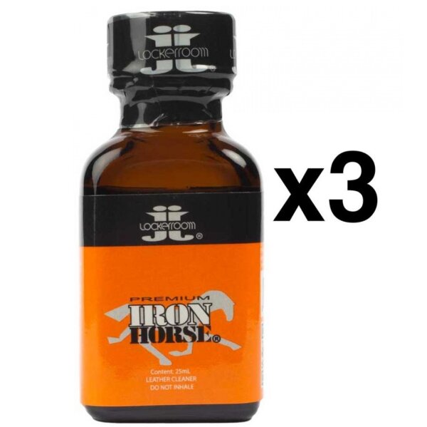 3 x LOCKER ROOM IRON HORSE PREMIUM RETRO zu 25 ml (*)