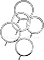 ElectraStim Solid Metal Cock Ring Set 5 Sizes