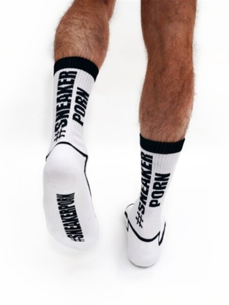 Sk8erboy Sneakerporn Socks White Black Größe 43 - 46