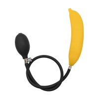 INFLATE GEAR Aufblasbarer Dildo Banana / Ø 4 x 18 cm