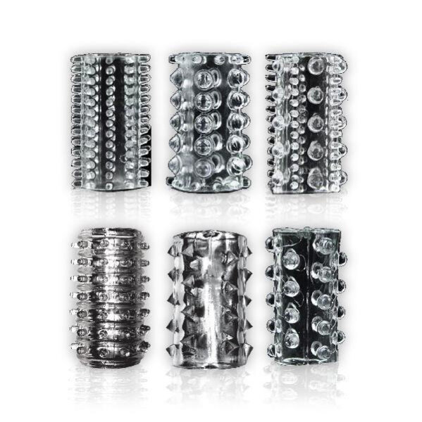 Icon Crystallines Cock Sleeves 6-Pack