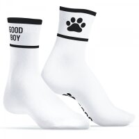 Kinky Puppy GOOD BOY Socken Schwarz / Weiß