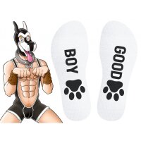 Kinky Puppy GOOD BOY Socken Schwarz / Weiß