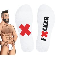 SneakXX Weiße Socken Fucker