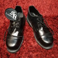 KNIGHTSBRIDGE London -Gkotic-Style Steel Toe Boots Größe 47