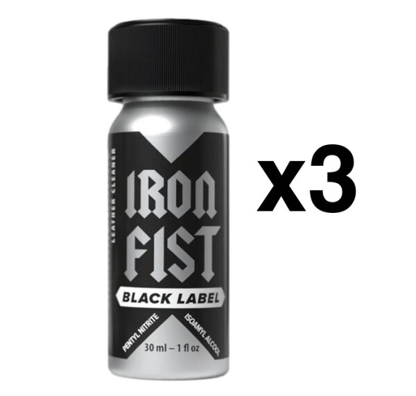 3 x BGP IRON FIST BLACK LABEL 30 ml (*)