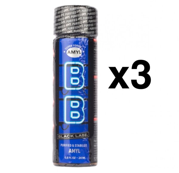 3 x BGP  BB TALL AMYL Black Label zu a´24 ml (*)