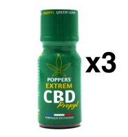 3 x EXTREM CBD Propyl zu a´ 15 ml (*)