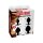 BLACK MONT 4er-Set Silikon-Plugs Spade Schwarz