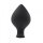 BLACK MONT 4er-Set Silikon-Plugs Spade Schwarz