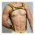 BDSMaster Neoprenharness Neo Chest Schwarz-Gelb