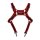 BDSMaster Neopreharness Neo Chest Schwarz-Rot